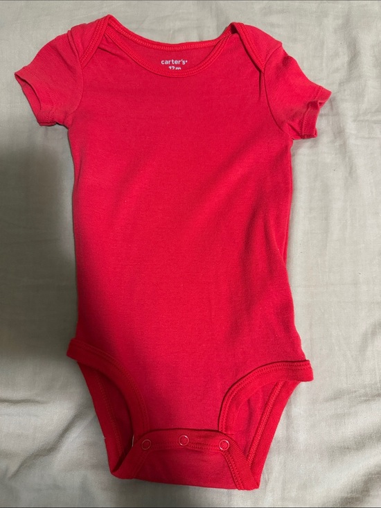 Carter's Other - NWOT 12months Carter's Bright Red Short-Sleeve Baby One-Piece Bodysuit